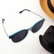 Sky Blue UV Protected Round Sunglasses, classic Sunglasses for Men & Women, Lightweight